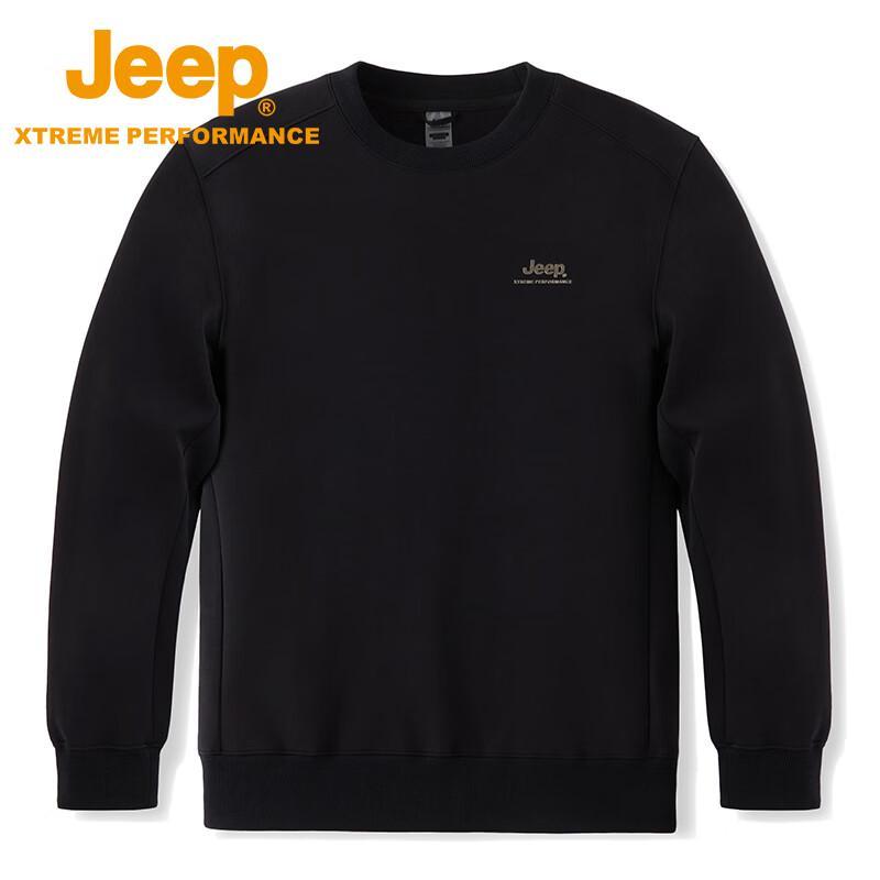 Jeep Men's Warm Fleece-Lined Knit Sweater