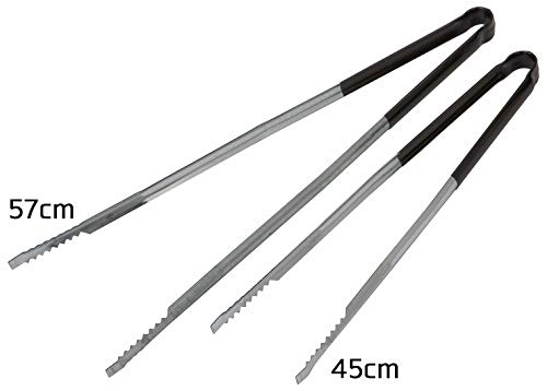 Maruka 45cm Steel Charcoal Tongs, Premium Quality, Made in Japan, 000775