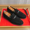 Men's Loafers 46 Large Size Casual Leather Shoes Fashionable Men's Foot Loafers Trend Driving Doudou Shoes