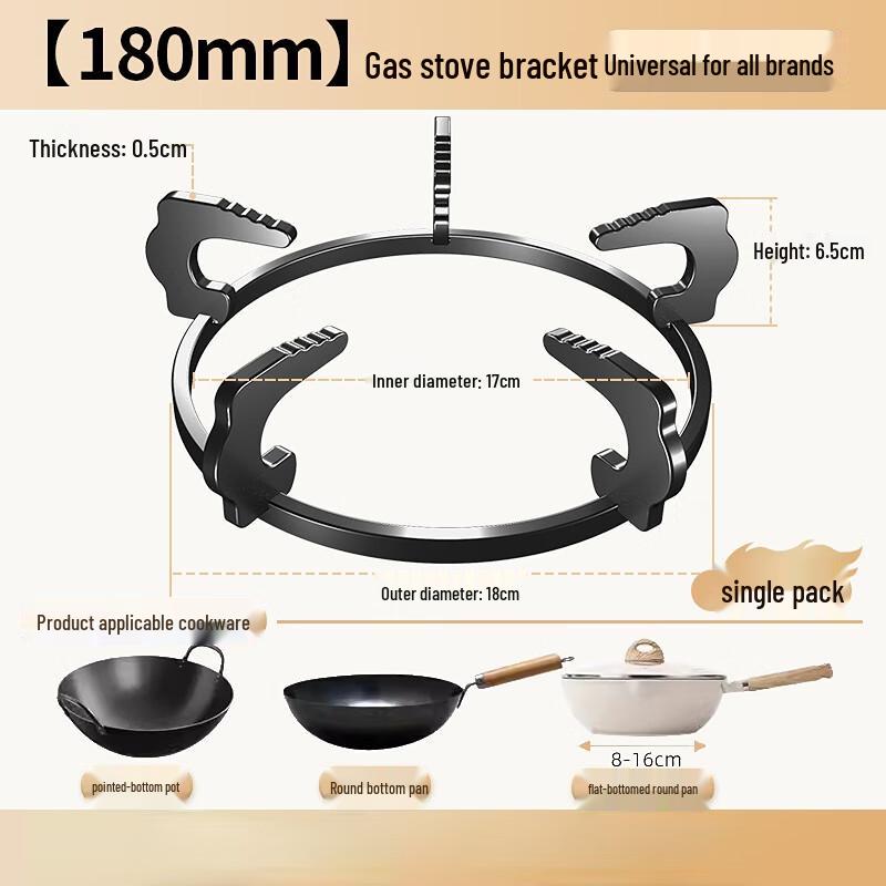 NaiDuo Universal Embedded Gas Stove Pot Support