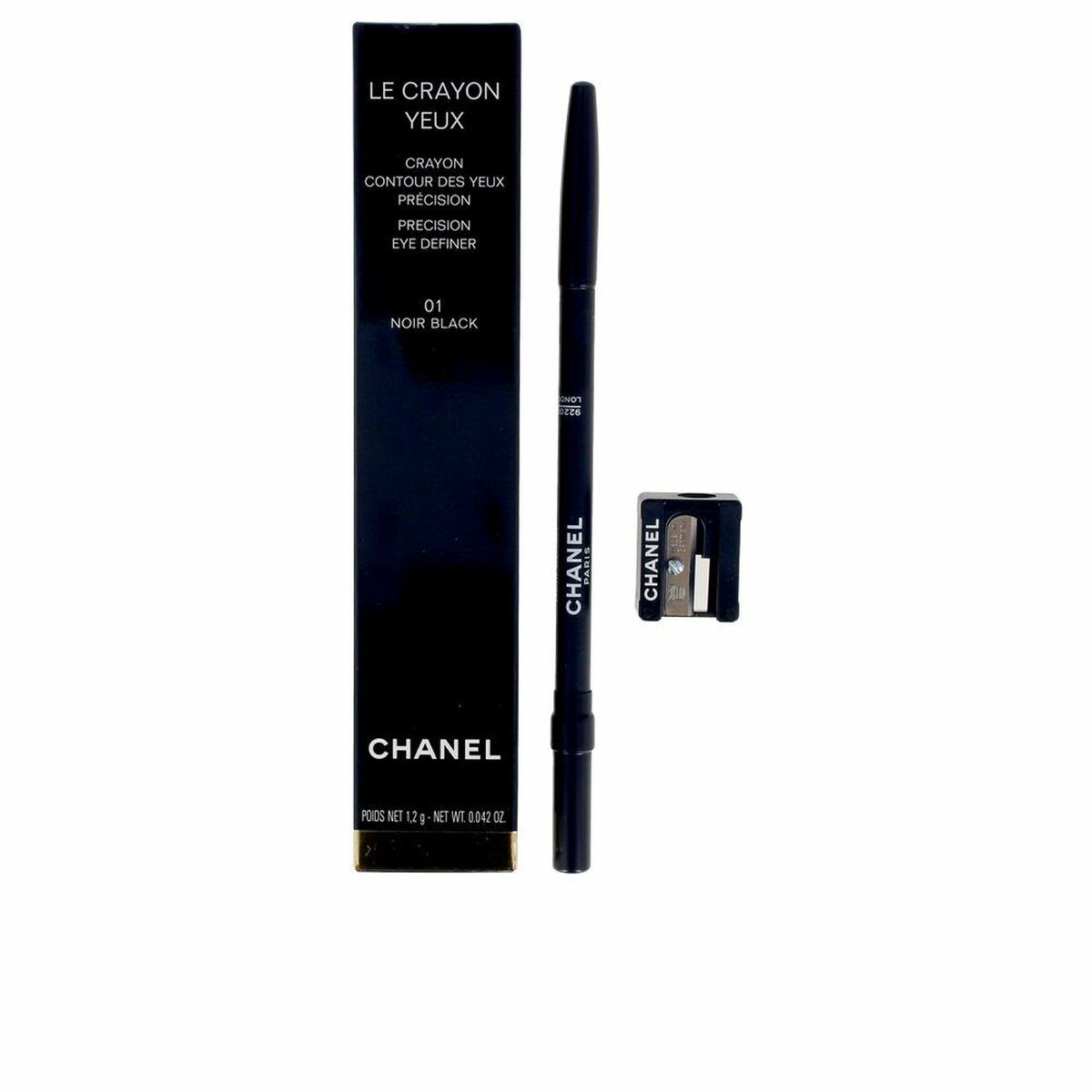 

Карандаш для глаз Chanel Le Crayon Yeux Noir черный-01 (1 шт.) (1,2 г)