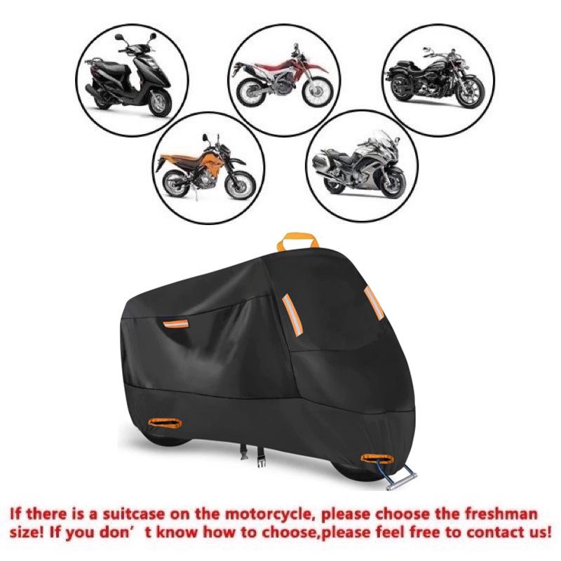 Weatherproof Motorcycle Cover: 210D Thickened Protection Against Water, Dust, Cold, Heat, and UV for Electric Vehicles