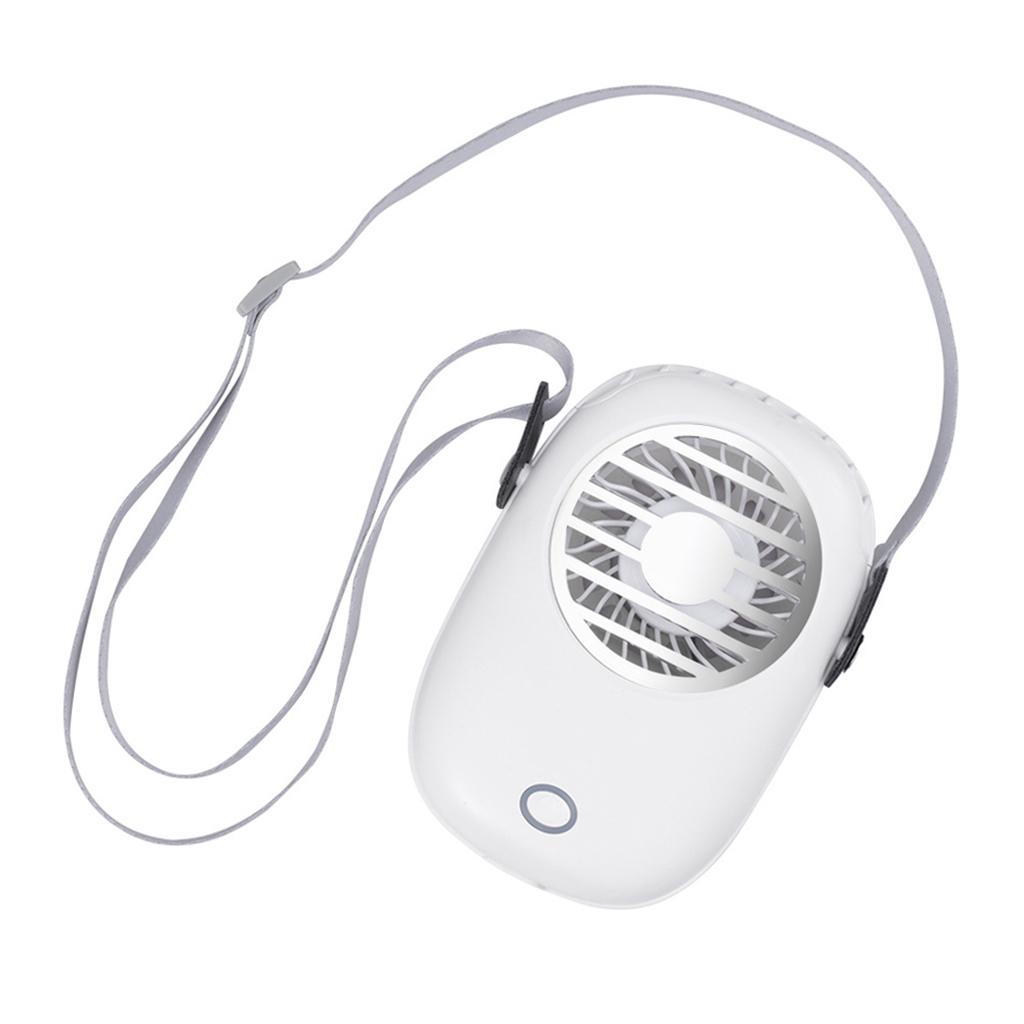 Mini USB Fan,Portable Hands Necklace Fan, Rechargeable Handheld 3 Adjustable Personal Desk