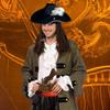 Ausgefallene Feder-Piratenhüte für Halloween-Partys und Abenteuerspiele Perfekt für Halloween-Verkleidungen & Spiel
