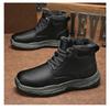 New outdoor sports men's shoes snow boots men's winter fleece thickened warm thick sole height anti-ski floor shoes