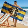 Boca Juniors Print Strandtuch, Großes Weiches Schnelltrocknendes Handtuch für Strand Camping Schwimmen