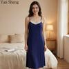 New Arrival Women Sexy Lace Sling Nightgown Summer Ladies Soft Pajamas Home Sleep Dress