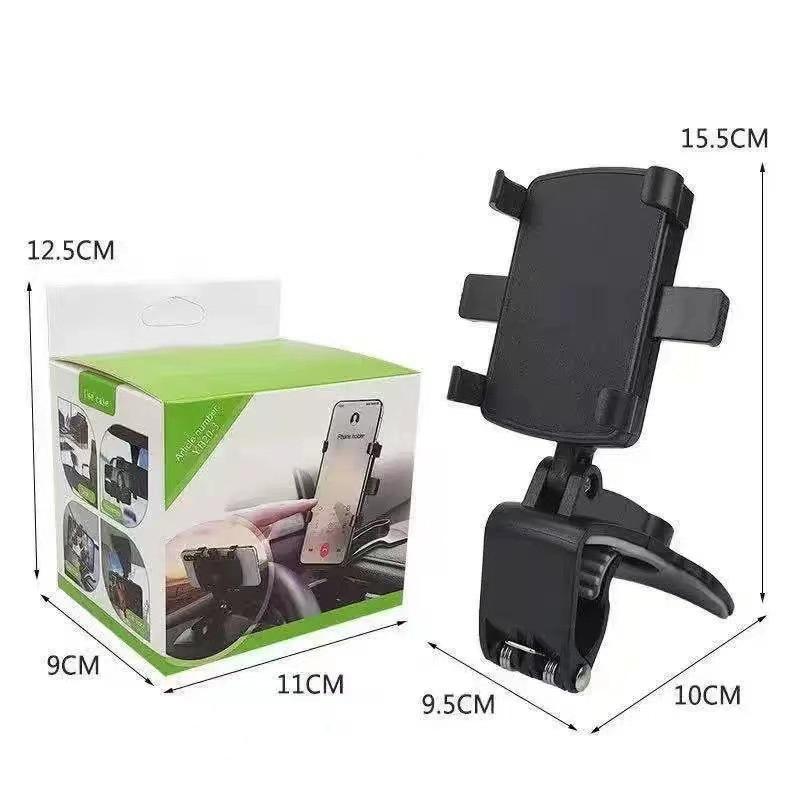Car Mobile Phone Holder Multi-Function Rotating Instrument Panel Rearview Mirror Navigation Holder Gps Widely Compatible