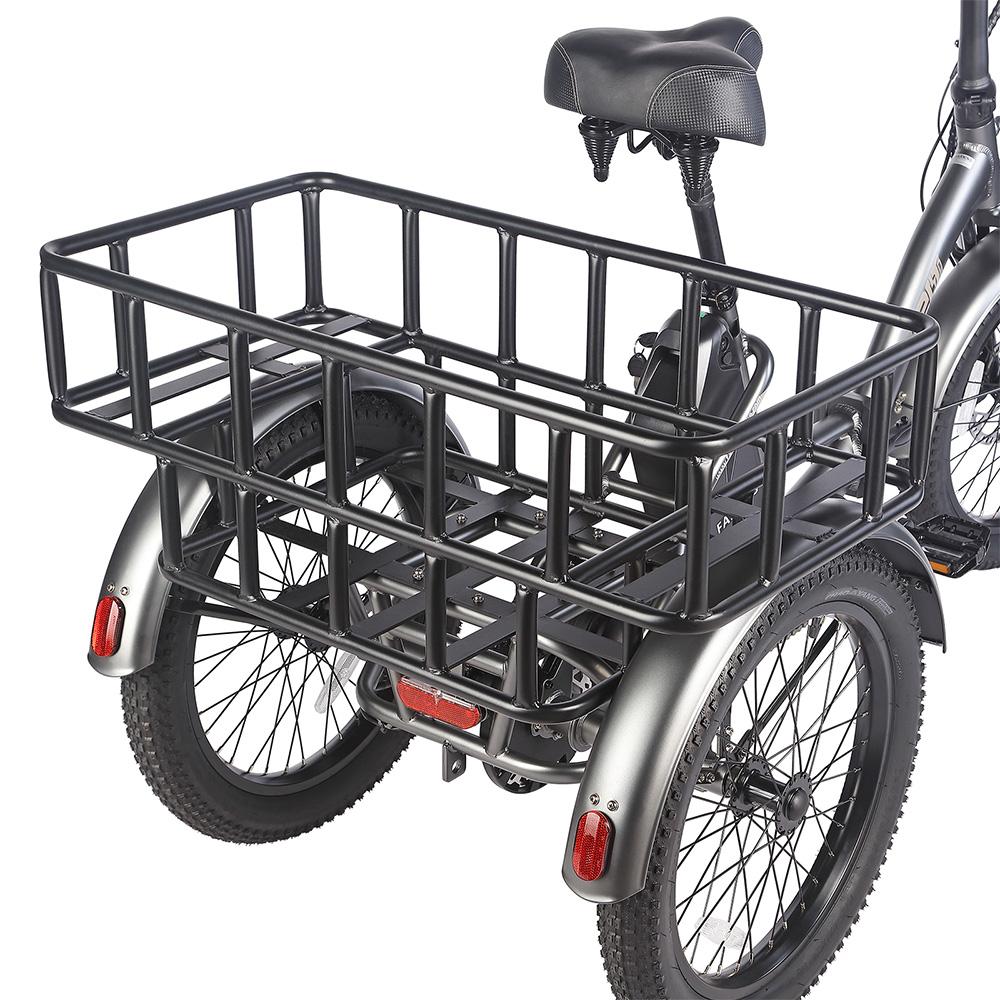 Electric Cargo Bicycle Fafrees 20" F20 Mate 250W Motor Foldable E-Bike Top Speed 25km/h LCD Display 48V 20Ah Dual Hydraulic Brake Max Load 180Kg