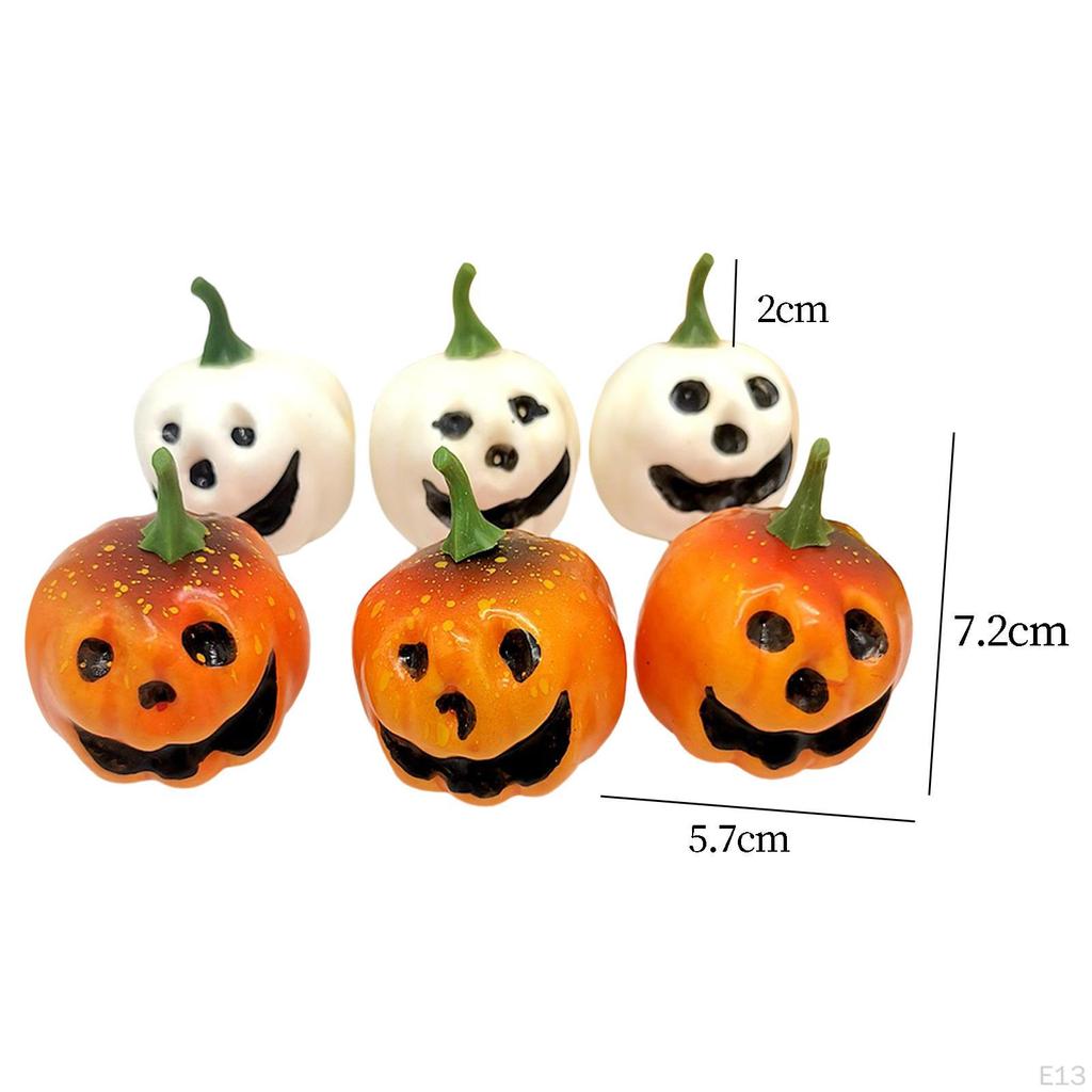 Artificial Pumpkins Plant Model Halloween Ornaments Handmade Foam Props for Autumn Christmas