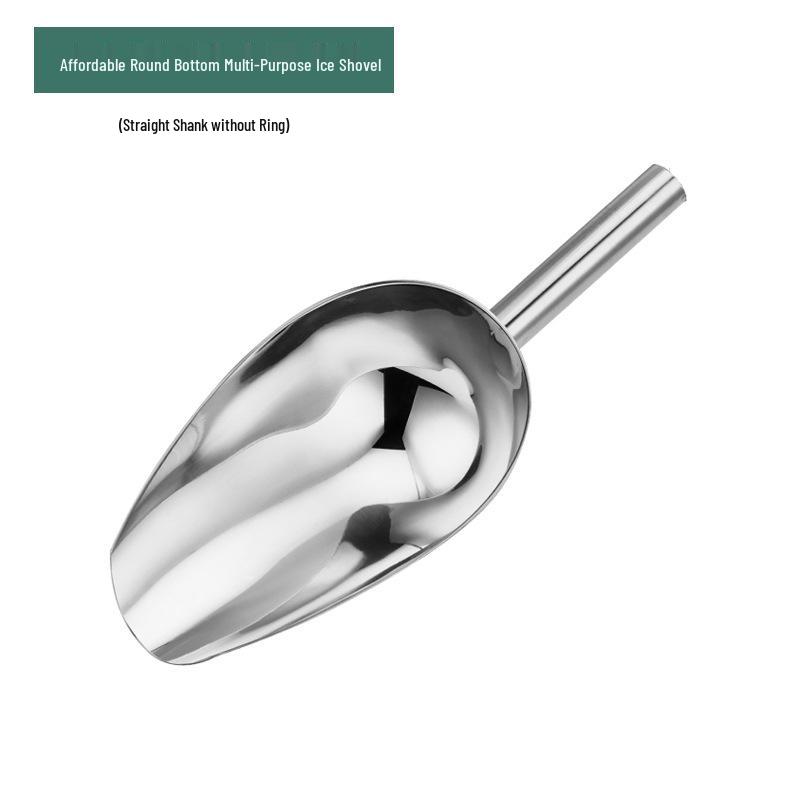 

Stainless Steel Multi-Purpose Scoop for Ice, Flour, Rice, Grain, Popcorn, and Fries. No.4/9-inch