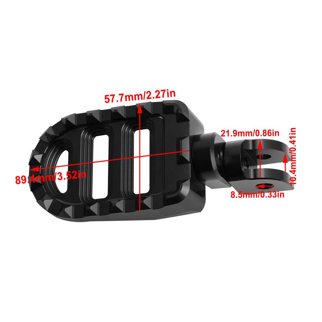 Front Footrests Foot Peg Fit for Rebel 1100 CM1100 CMX 1100 DCT/MT 2021-2023