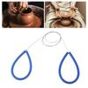 Clay Cutting Wire Silicone Handle Stainless Steel Wire Clay Cutter for Pottery Making