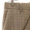 EDIFICE Glen Check Tapered Pants M Brown Men's Used