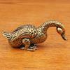 Brass Retro Delicate Duck Figurines Unique Solid Copper Animal Crafts Household Decorations for Wedding Party Anniversary Day