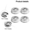 4 Stück Radlager 12,7 x 28,6 x 11mm für Honda Rasenmäher für 91055-VA4-003