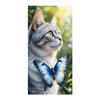 Diy Diamond Mosaic Butterfly Cat Large Size Diamonds Painting Animals Full Drill Rhinestone Embroidery Jewelry Cross Stitch Kits Wall Decor