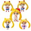 5 Stück Anime Sailor Moon S Figur Cartoon Figuarts Mini Kaiou Michiru Tomoe aru Meiou Setsuna Spielzeug für Mädchen Modell Geschenk Puppen
