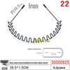 Unisex Invisible Sports Iron Headband - Korean Style Wave Hair Clip.