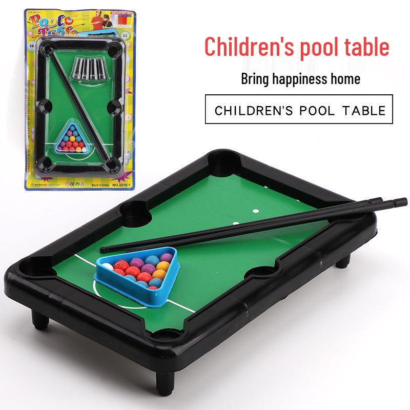 Mini Pool Table Toy for Kids, Interactive Fun for Ages 3-6, Ideal for Dorm Rooms and Playrooms.