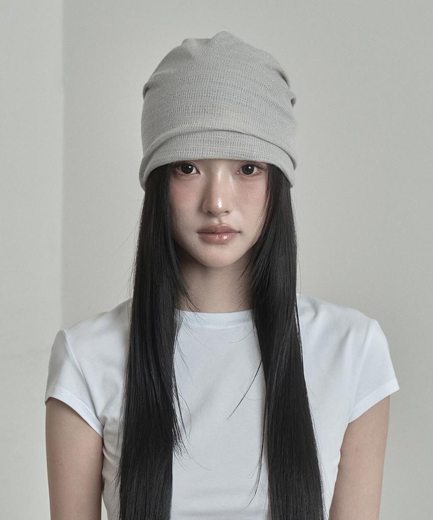Inegi Metal Sheer Beanie (Sand Beige)