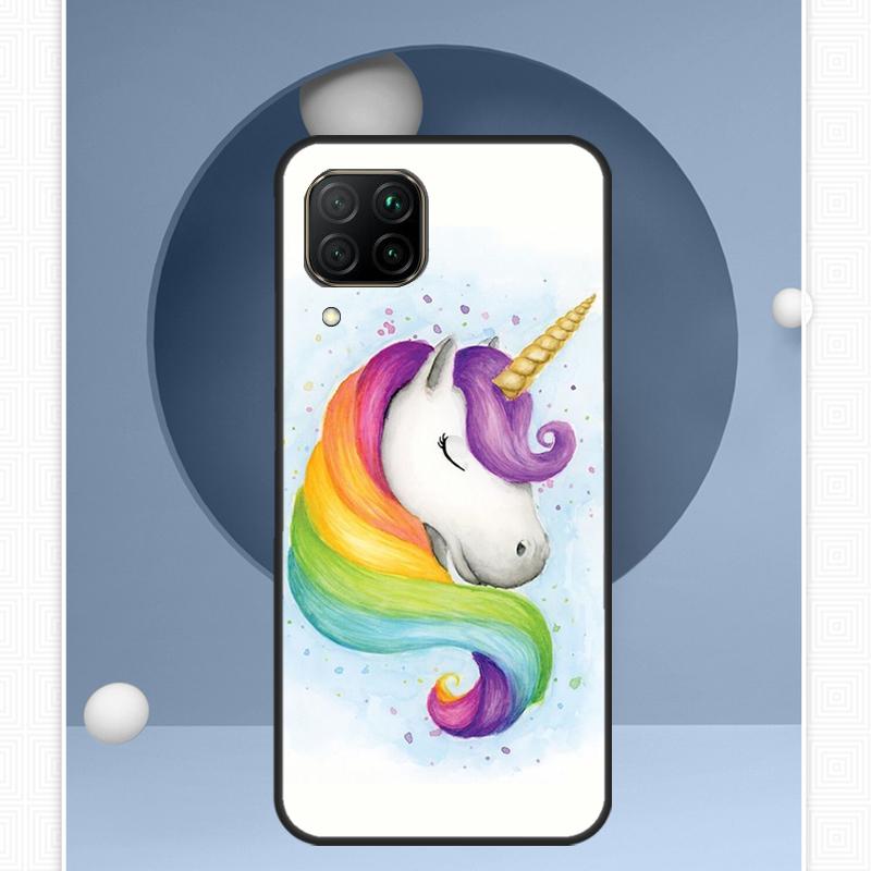 Cartoon Rainbow Unicorn For Huawei P30 P60 Pro P20 P40 Lite Nova 9 10 SE 12s 12i 11i 8i Y91 Y60 Y70 Y72 Y90 Y61 Case