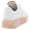 (WMNS) Alexander McQueen Oversized Sneaker 'White Rose Gold' Women's 611698WHYBY9053