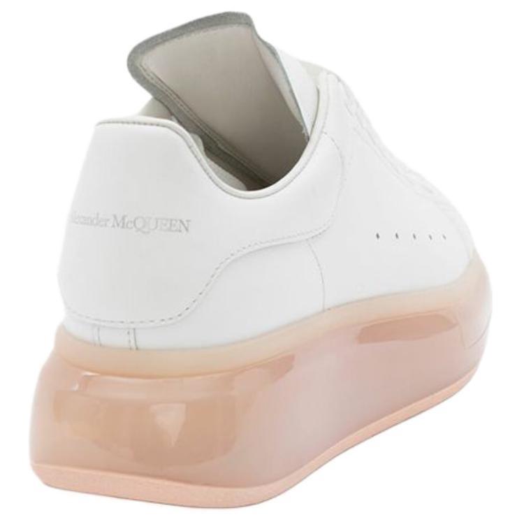 (WMNS) Alexander McQueen Oversized Sneaker 'White Rose Gold' Women's 611698WHYBY9053