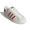 adidas Baskets Superstar White Legacy Burgundy Unisexes Nuage Crème Blanc Semi-Impact Orange HQ8867