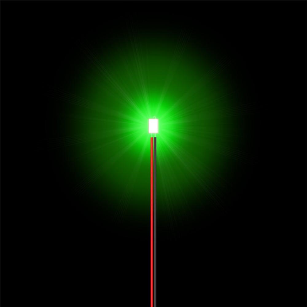 5pcs 0603 Models Car Modification Lights DIY Materials Led SMD Wires Red Black Line For Model Train