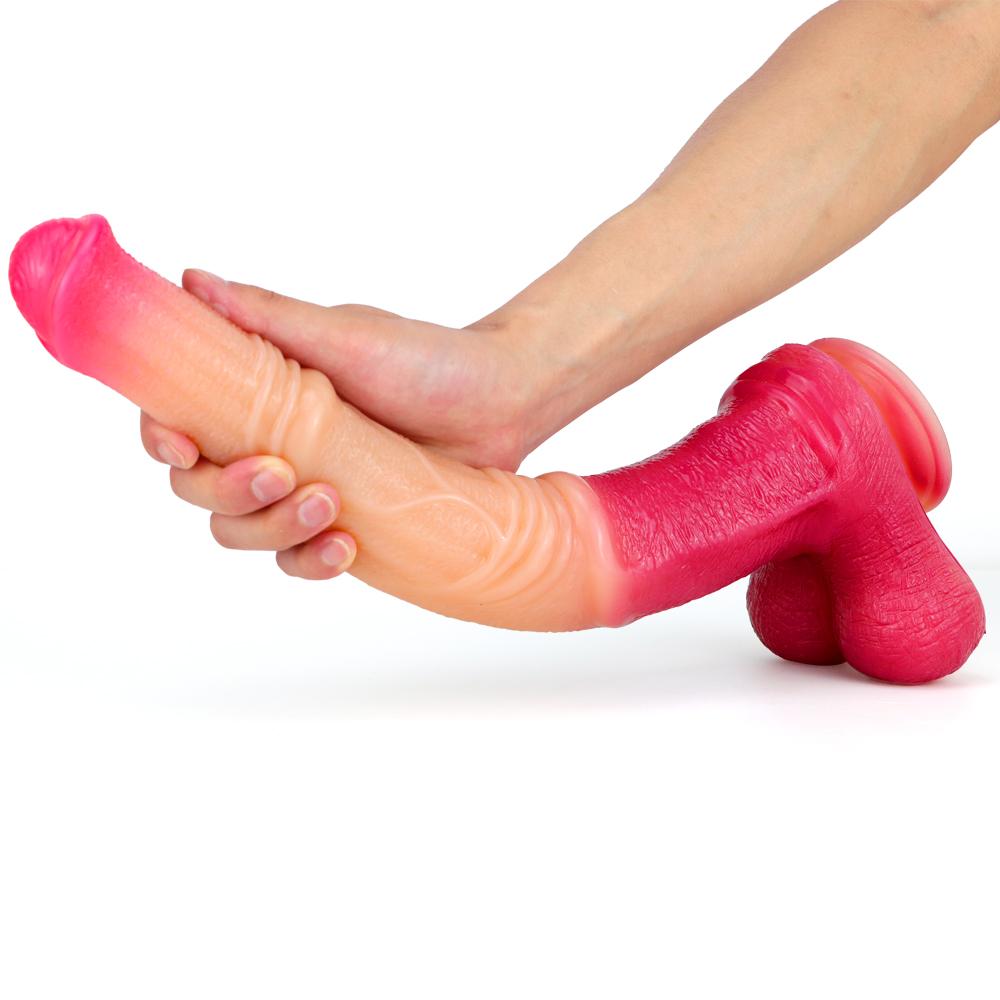 Silicone Huge Dildo Oversized Realistic Dick Butt Plug Adult Sex Toy   Fisting Strap On Penis Pegging Slave Masturbator BDSM