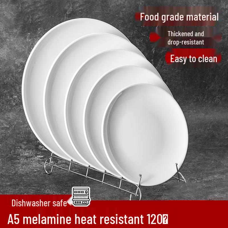 A5 Melamine Round Dinner Plate