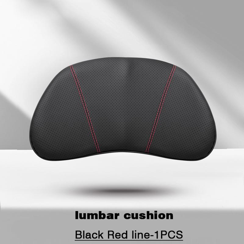 AABKV1 For Porsche Headrest Neck Support Waist Lumbar Cushion Soft Car Seat Neck Pillow Seat Cover Protector original color scheme
