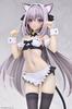 Q-six Tsuki Ni Yorisou Otome No Sahou Sakurakoji Luna Cat-Eared Maid 1/6 Scale PVC Painted Complete Figure