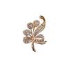 A Light Luxury and High-end Floral Brooch with Diamonds, A Niche Brooch, A Coat Accessory, and A Leak-proof Brooch