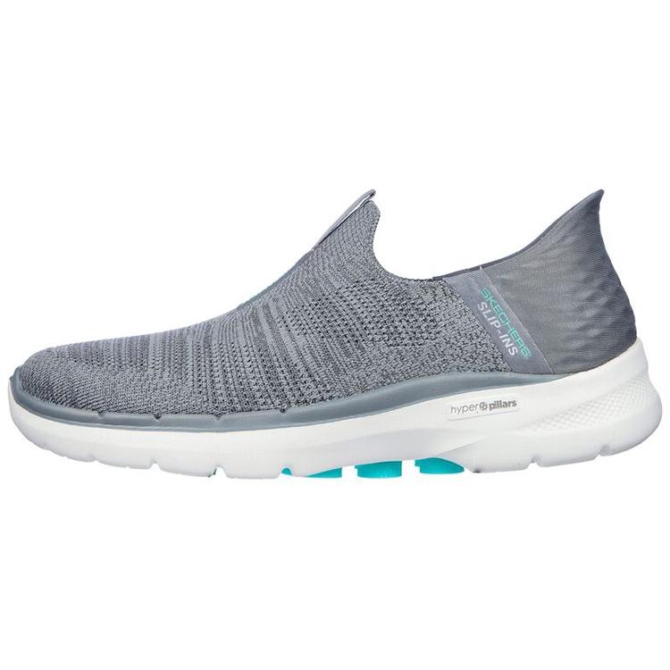 (WMNS) Skechers Go Walk 6 Slip In Fabulous View Grey Women s 124569-GRY EU 35