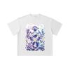 T-shirt Unisexe en Coton Lourd 260 g/m², Fil Double 32 Compte, 100% Coton, Impression Mob Psycho 100 V1 Shiego
