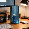 F-Funny and Cute Cartoon B-blue Elves Phone Case Black Silicone Soft For Samsung S25,S24,S21,S22,S23,S30,Ultra,S20,Plus,Fe,Lite