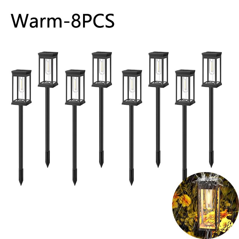 Solar Tungsten Lawn Light Outdoor LED Tungsten Light Outdoor Waterproof Ground Plug Light Solar Lawn Light