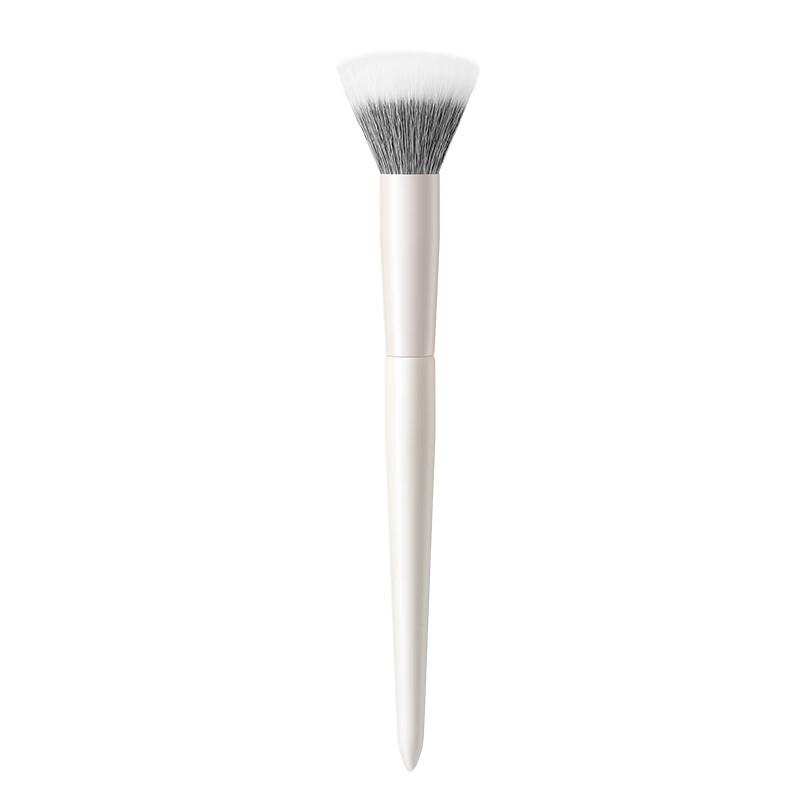

Oeiez Large Wool Blush Brush, Highlighter, Contour, Loose Powder Brush, Soft Bristles, Beginner-Friendly, 1 Piece білий