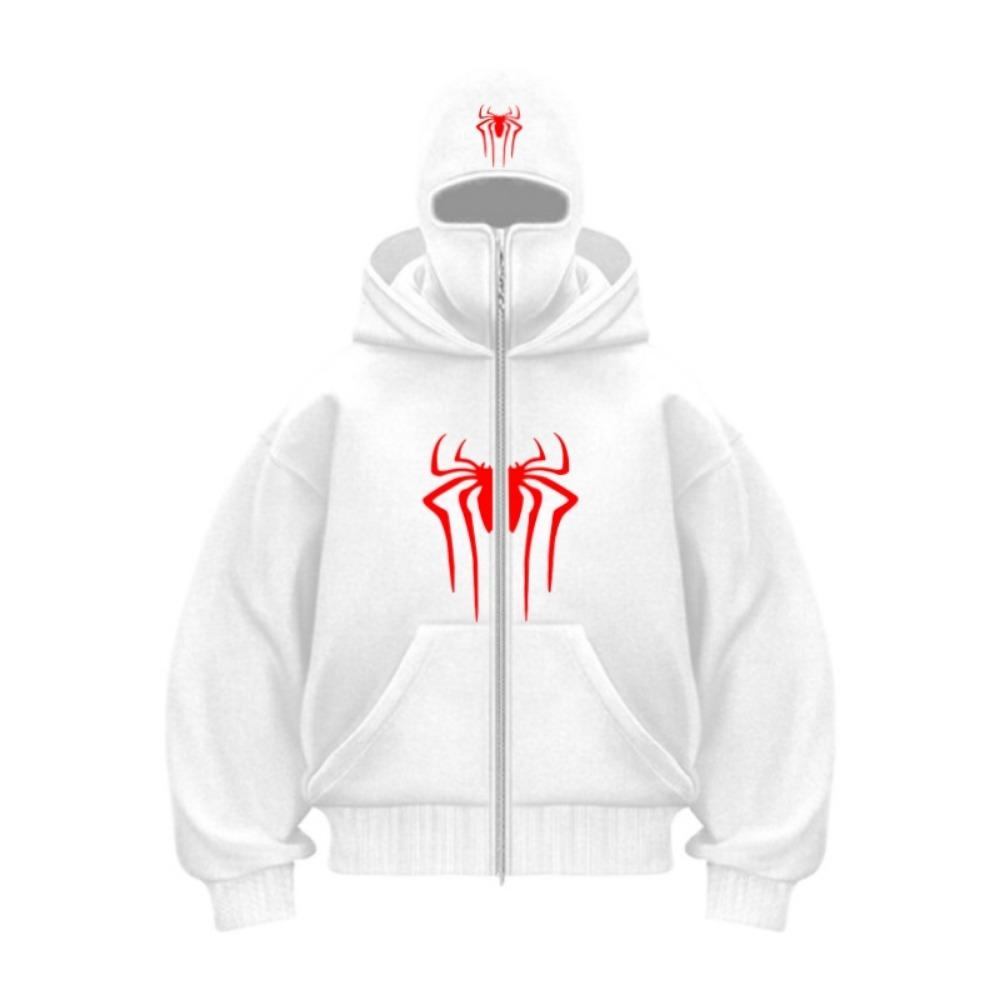 Automne et Hiver 2025 Nouveau Vêtement de Sport Décontracté pour Homme et Femme avec Design de Masque à Capuche, Sweat à Capuche Grande Taille Sportif et Tendance