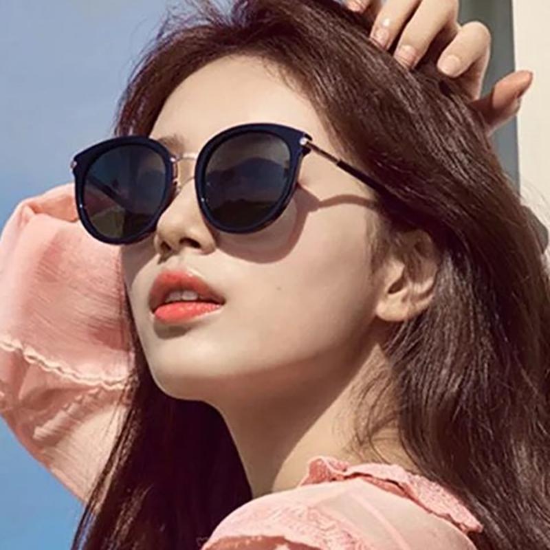 New Classic Oval Red Women Sunglasses Female Vintage Luxury Plastic Brand Designer Cat Eye Sun Glasses UV400 Fashion
