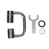 Single Gear/Double Gear Universal Swivel Faucet Extender Splash-Proof Kitchen Sink Faucet Aerator Extension with Adjustable Robotic Arm