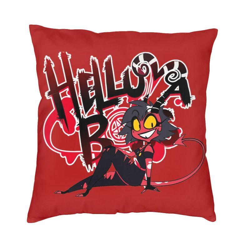 Vibrant Fizzaroli Helluva Boss Animated Horror Musical Throw Pillow Case Home Decor 3D Double Side Print Cushion Cover For Sofa