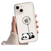 Etui Panda Para iPhone Air/16/17/17ProMax Odporne na Upadki Miękkie Kosmiczne