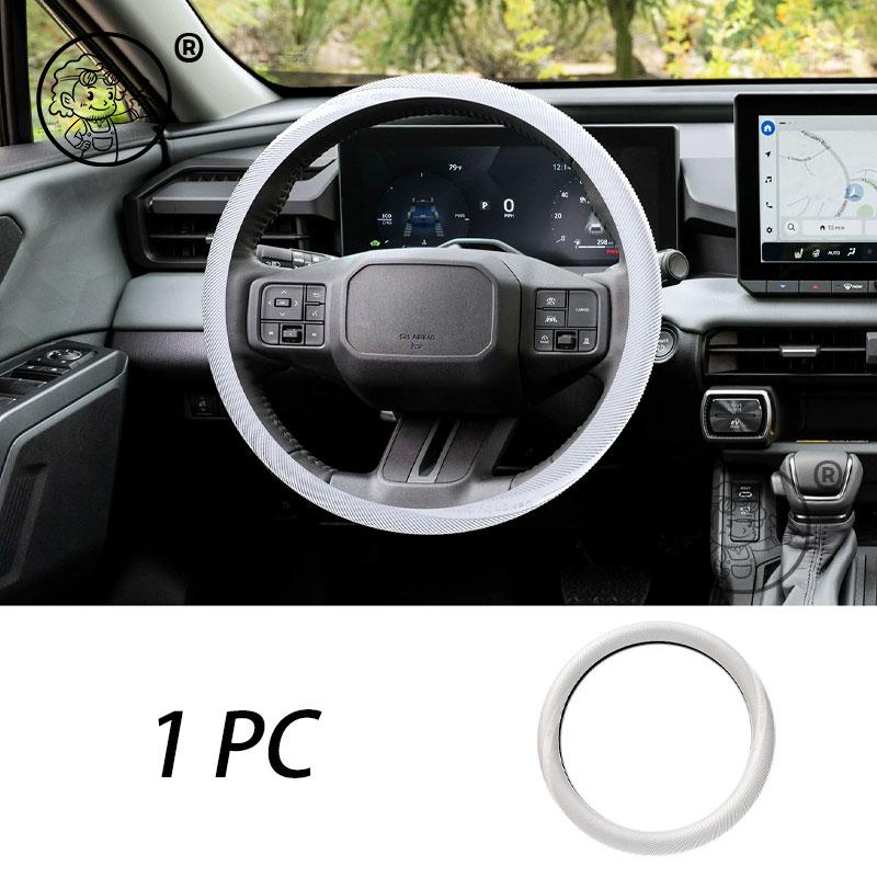 For Toyota RAV4 XA60 2026 2027 Car Steering Wheel Cover silicone Leather Non-slip Auto Interior Accessories