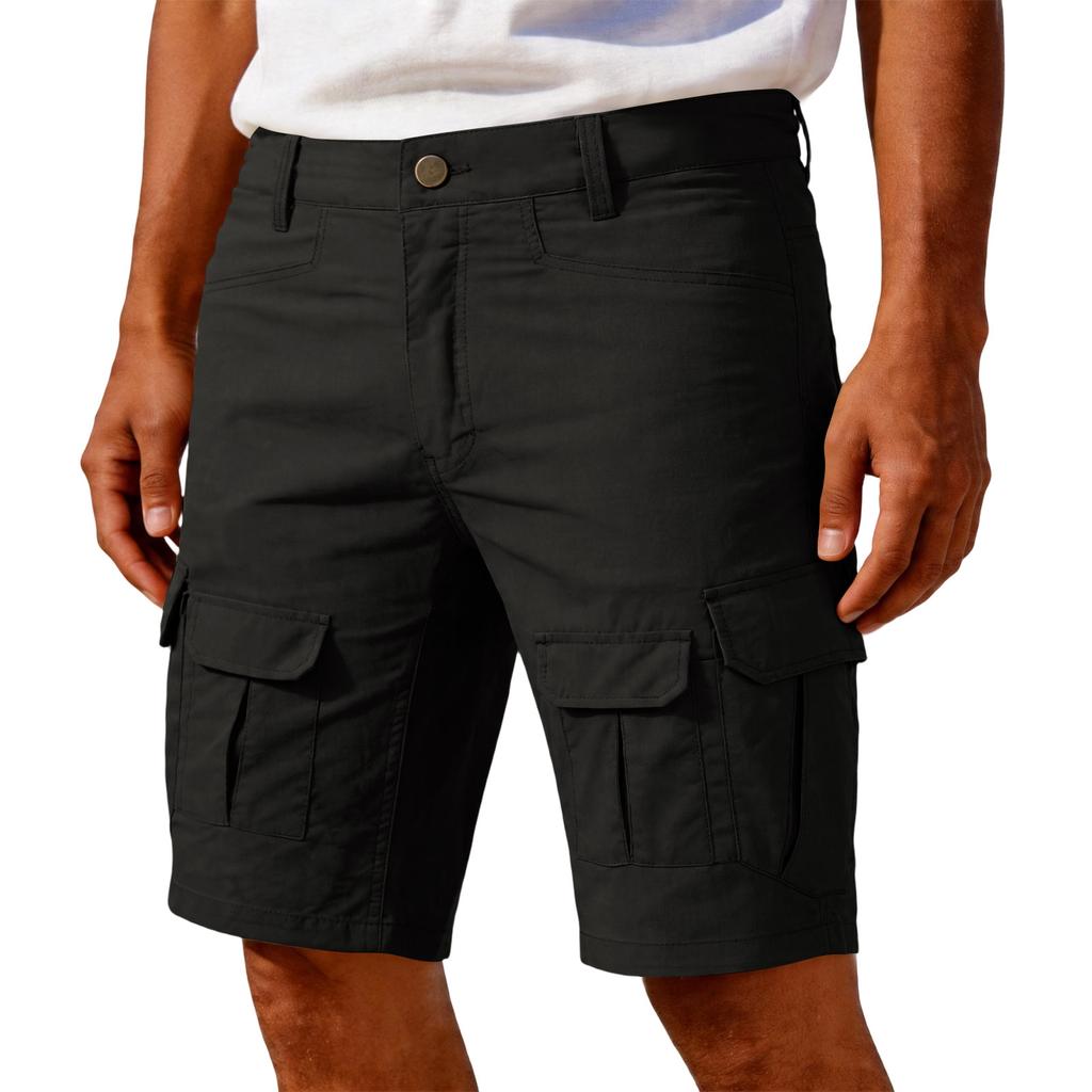 Herren Cargoshorts Lockerer Schnitt Mehrere Taschen Baumwolle Lässige Shorts für Outdoor Wandern Reisen Täglichen Gebrauch