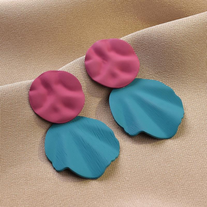 

Серьги ретро одного цвета модные серьги с высоким чувством серьги серьги женские