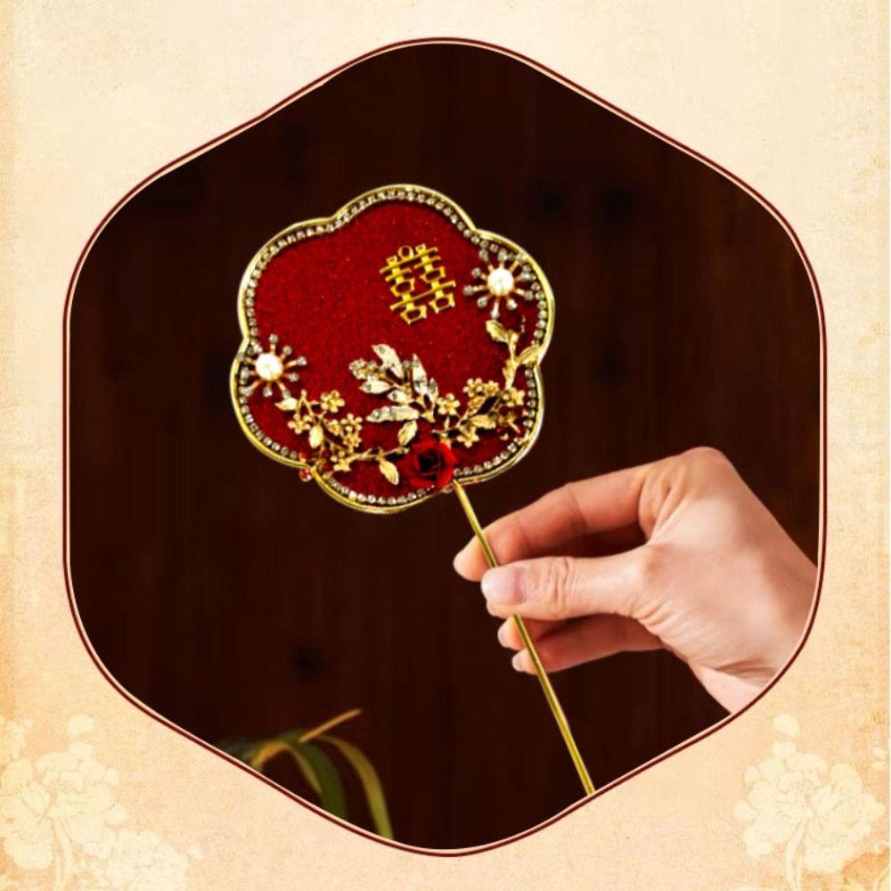 Chinese Style Bridal Group Fan Tassels Chinese Silk Fan Mini Chinese Fan  Chinese Wedding