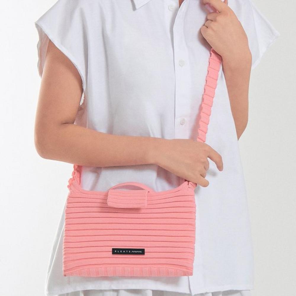 PleatsMaMa Pink New Melody Bag M